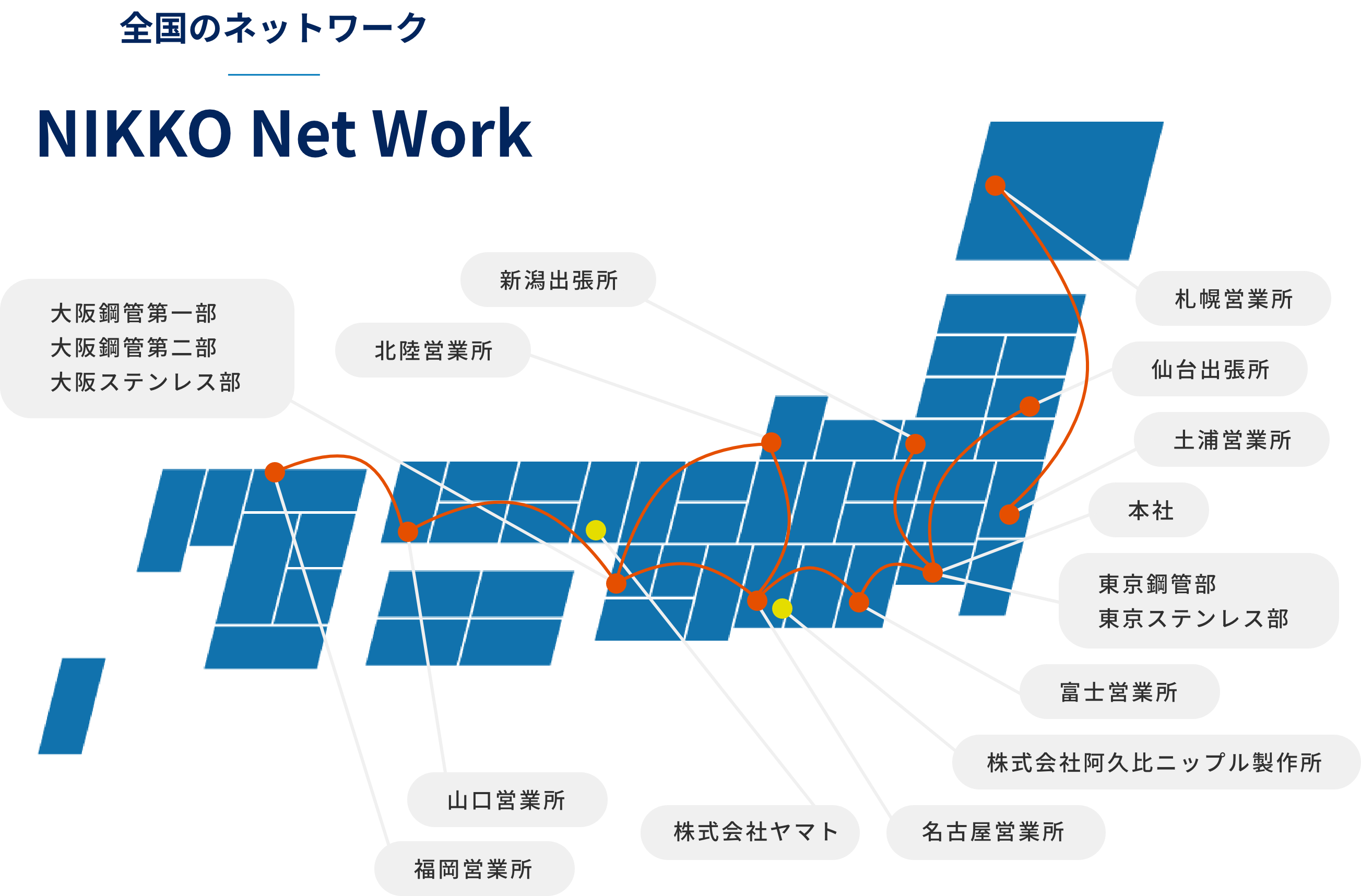 全国拠点のご案内 株式会社ニッコー